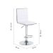 Conjunto com 4 Banquetas Giratórias Marilyn Branco