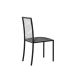 Conjunto com 4 Cadeiras Atos Linho Cinza Escuro