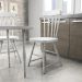 Conjunto com 4 Cadeiras Dalas Branco
