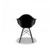 Conjunto com 4 Cadeiras Eames Arm DSW Preto