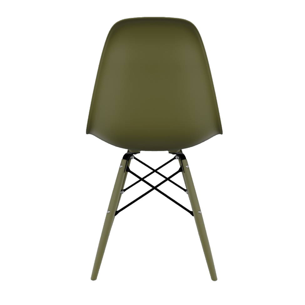 Conjunto com 4 Cadeiras Eames DSW Musgo