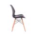 Conjunto com 4 Cadeiras Eames Eiffel Rubi Preto