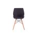 Conjunto com 4 Cadeiras Eames Eiffel Rubi Preto