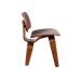 Conjunto com 4 Cadeiras Eames Walnut Madeira