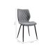 Conjunto com 4 Cadeiras Palmer Cinza