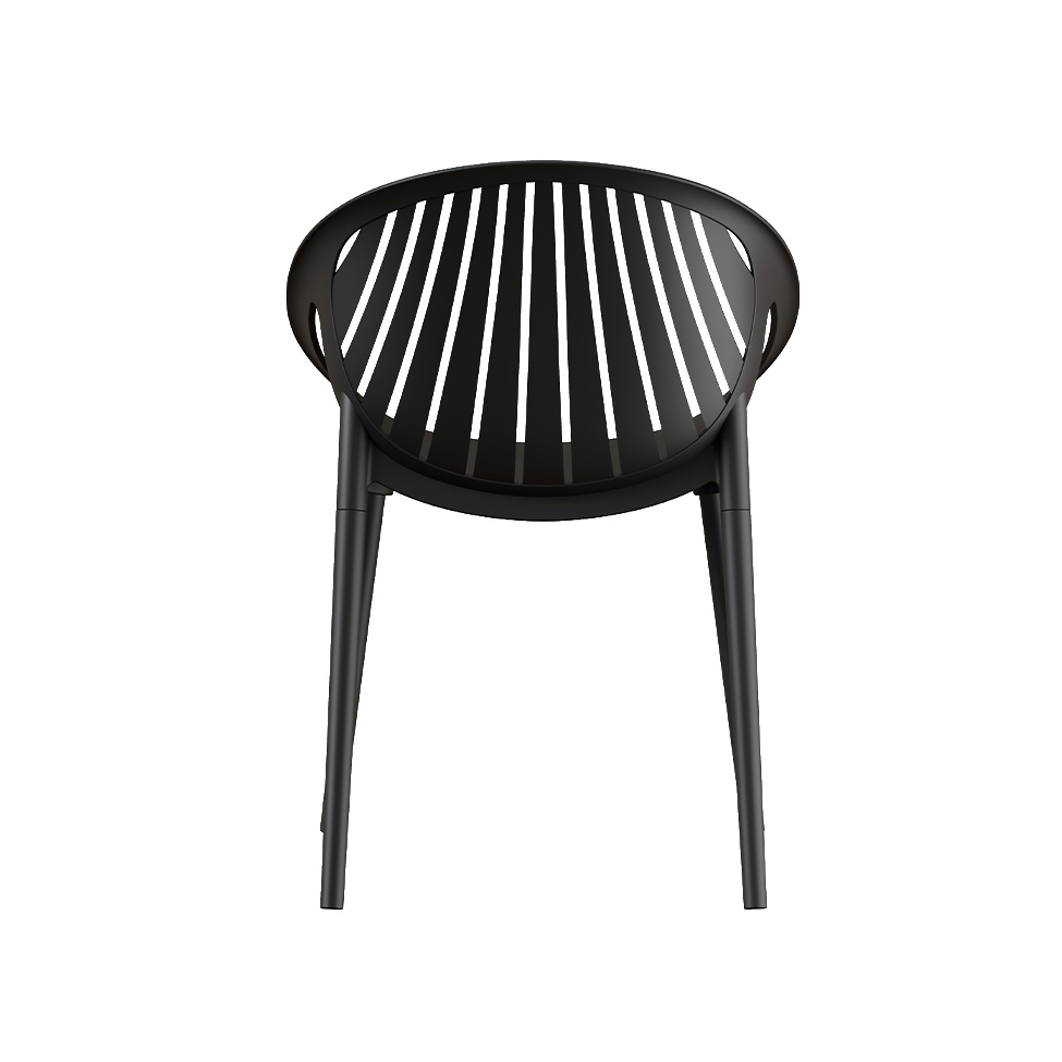 Conjunto com 4 Cadeiras Sagittario Preta