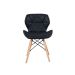 Conjunto com 4 Cadeiras Tulipa Eiffel Preto