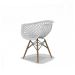 Conjunto com 4 Cadeiras Web DSW Branco