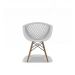 Conjunto com 4 Cadeiras Web DSW Branco