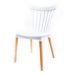 Conjunto com 4 Cadeiras Windsor Branco