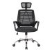 Conjunto com 4 Cadeiras de Escritório Diretor Giratórias Light Preto