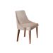Conjunto com 4 Cadeiras de Jantar Esmeralda I Imbuia e Off White