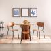 Conjunto com 4 Cadeiras de Jantar Fine Natural