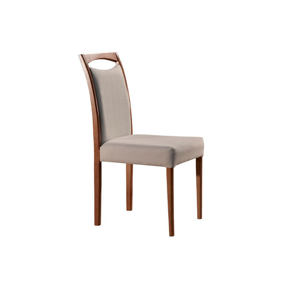 Conjunto com 4 Cadeiras de Jantar Lívia Creme