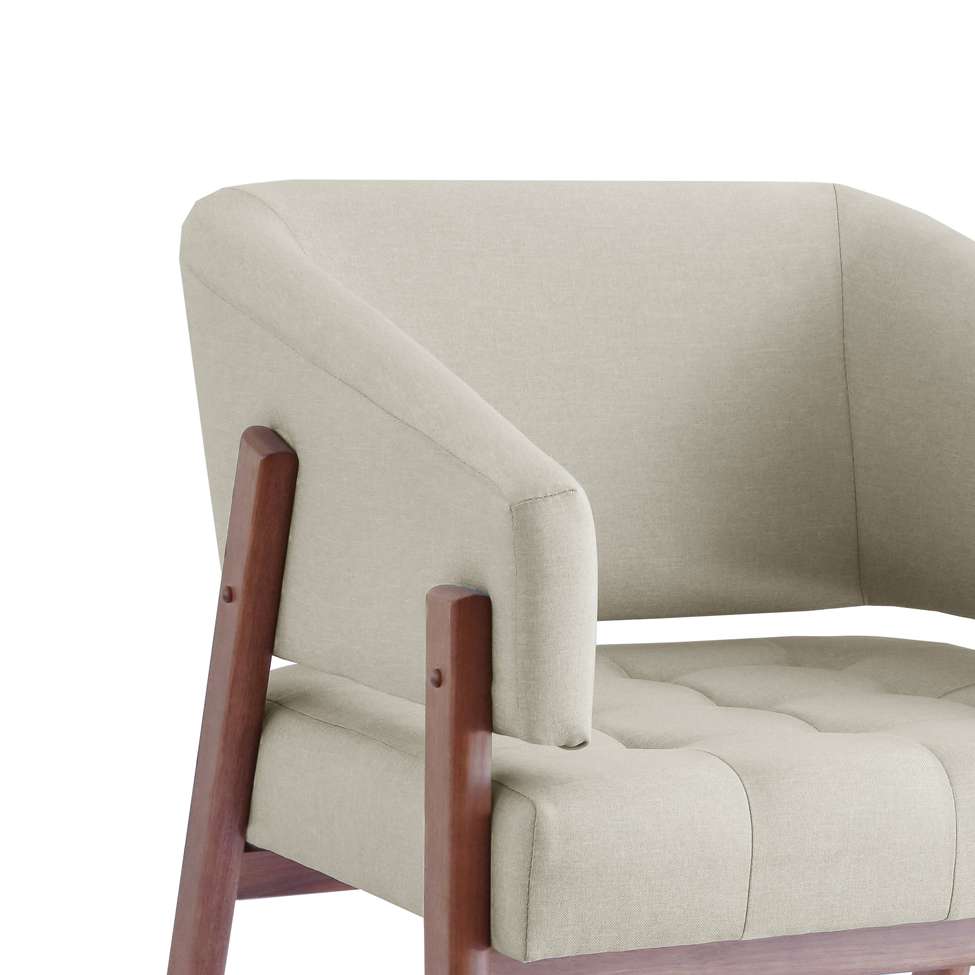 Conjunto com 4 Poltronas Air Areia