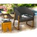 Conjunto com 4 Poltronas Air Cinza