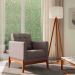 Conjunto com 4 Poltronas Brooks Linho Cinza e Amêndoa