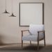 Conjunto com 4 Poltronas Júlia Cinza e Nogueira