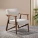 Conjunto com 4 Poltronas Luiza Nogueira Madeira Maciça