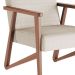 Conjunto com 4 Poltronas Luiza Nogueira Madeira Maciça