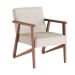 Conjunto com 4 Poltronas Luiza Nogueira Madeira Maciça