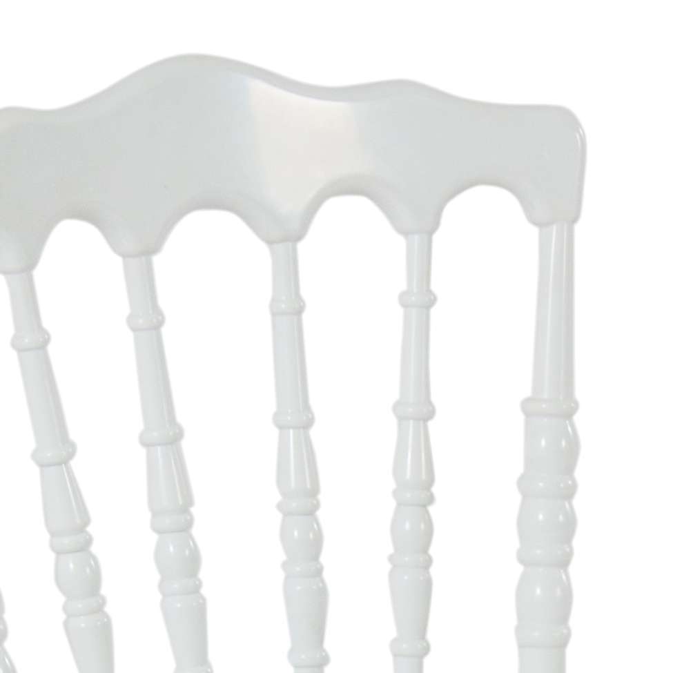 Conjunto com 6 Cadeiras Dior Resina Branco