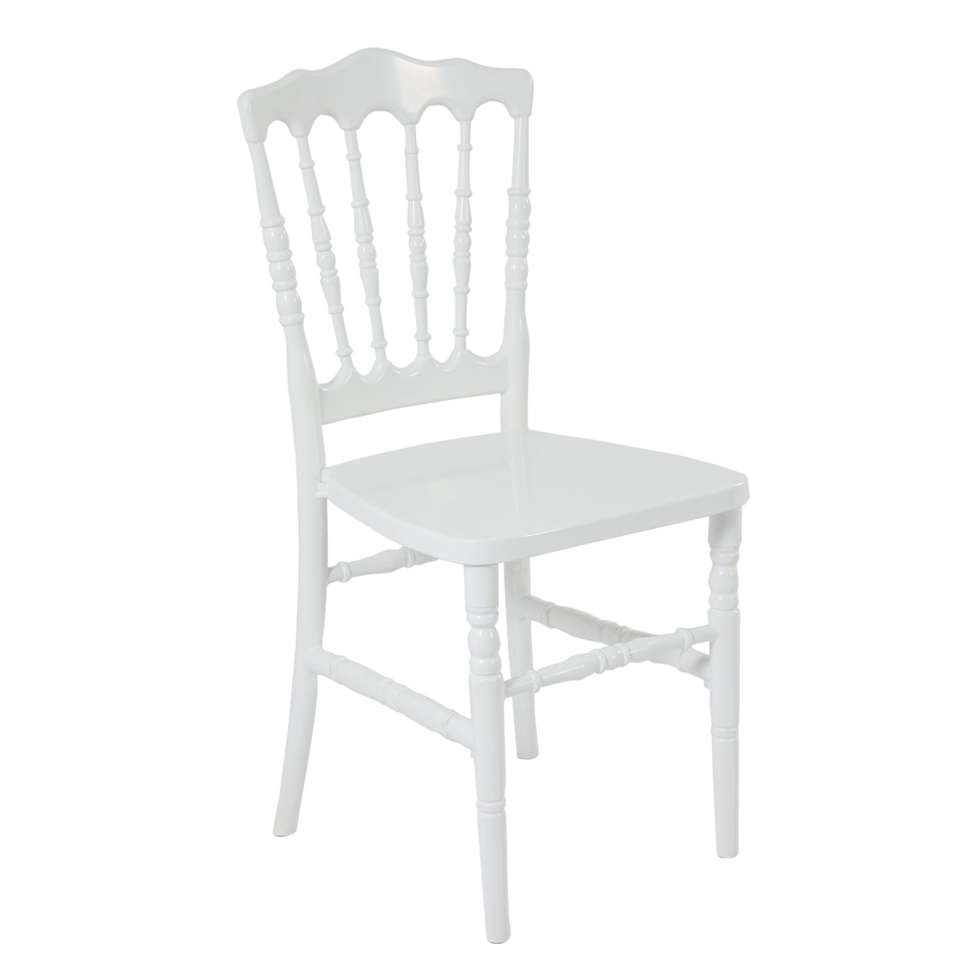 Conjunto com 6 Cadeiras Dior Resina Branco