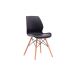 Conjunto com 6 Cadeiras Eames Eiffel Rubi Preto
