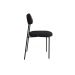 Conjunto com 6 Cadeiras Mona Linho Grafite e Preto