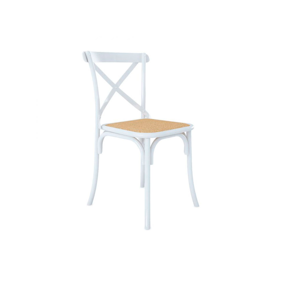 Conjunto com 6 Cadeiras de Jantar Katrina Branca