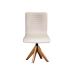 Conjunto com 6 Cadeiras de Jantar Lenk Cru