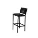 Conjunto com Mesa Bistrô Redonda e 4 Banquetas Madri Preto e Marrom