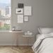 Conjunto de 2 Mesas Laterais Redonda Evolution Off White 48 cm