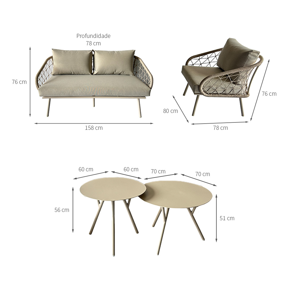 Conjunto de Área Externa Itacaré Natural