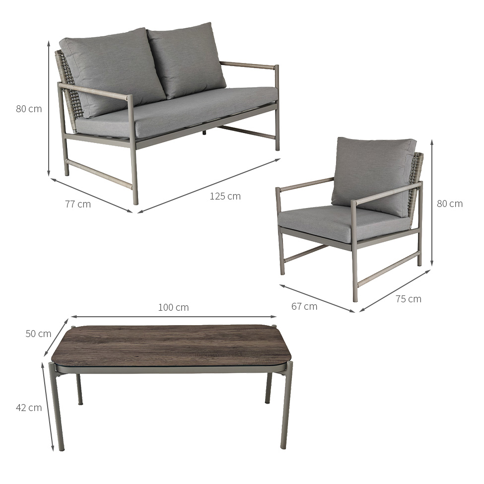 Conjunto de Área Externa Taipu Natural