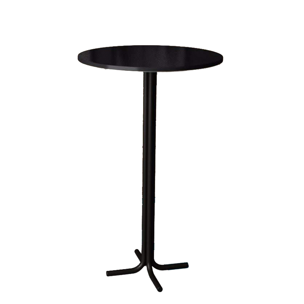 Conjunto de Mesa Bistrô e 2 Banquetas Ipanema Preto