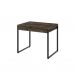 Conjunto de Mesa Kuadra 2 GV Marrom Escuro com Cadeira de Escritório Diretor Giratória Bergen Preta