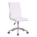 Conjunto de Mesa Mendes 2 GV com Cadeira de Escritório Secretária Giratória Marilyn Branca