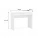 Conjunto de Mesa Mendes 2 GV com Cadeira de Escritório Secretária Giratória Marilyn Branca