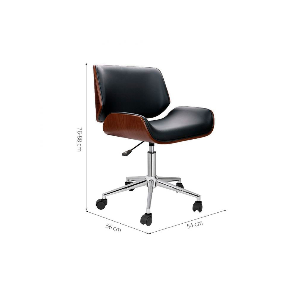 Conjunto de Mesa Morada 1 PT 1 GV Branca com Cadeira de Escritório Diretor Giratória Lauren Preta