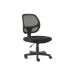 Conjunto de Mesa Morada 1 PT 1 GV Branca com Cadeira de Escritório Secretária Giratória Oxford Preta