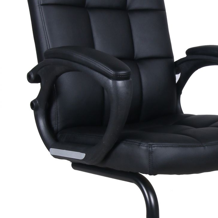 Conjunto de Mesa Morada Branca com Cadeira de Escritório Interlocutor Fixa Charles Preta