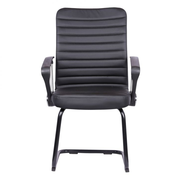 Conjunto de Mesa Morada Branca com Cadeira de Escritório Interlocutor Fixa Oslo Preta