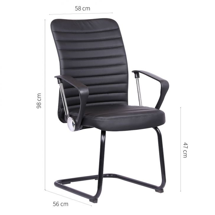 Conjunto de Mesa Morada Branca com Cadeira de Escritório Interlocutor Fixa Oslo Preta