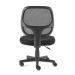 Conjunto de Mesa Morada Branca com Cadeira de Escritório Secretária Giratória Oxford Preta