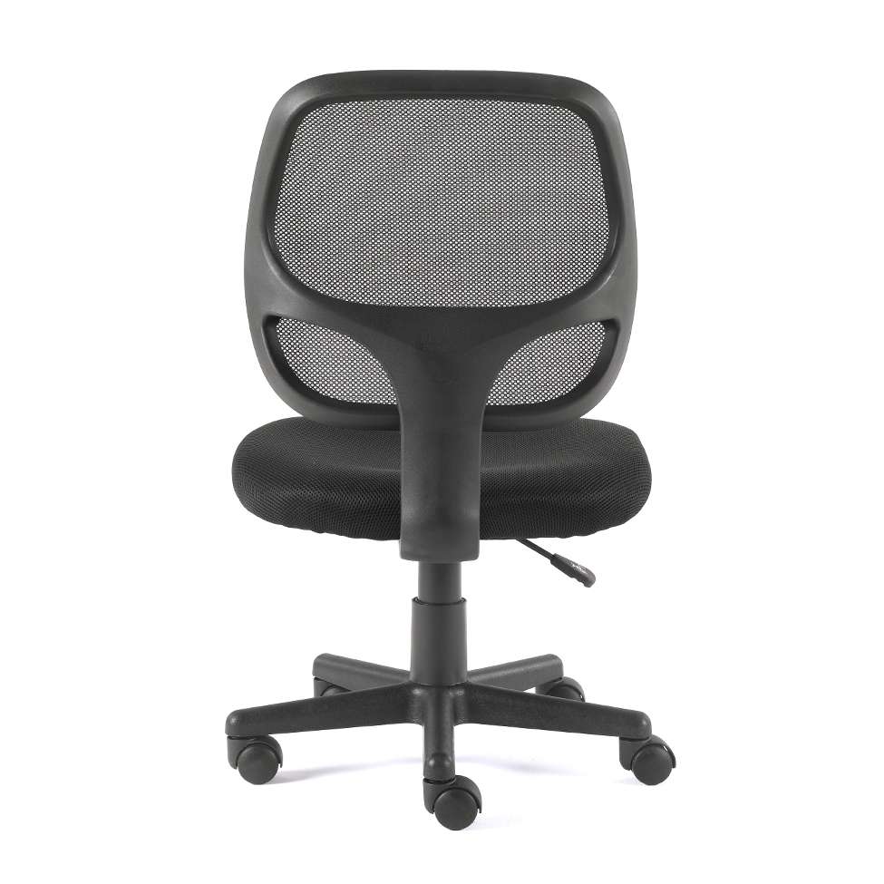 Conjunto de Mesa Morada Branca com Cadeira de Escritório Secretária Giratória Oxford Preta
