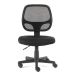 Conjunto de Mesa Morada Branca com Cadeira de Escritório Secretária Giratória Oxford Preta