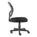 Conjunto de Mesa Morada Branca com Cadeira de Escritório Secretária Giratória Oxford Preta
