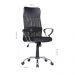 Conjunto de Mesa New com Cadeira de Escritório Diretor Giratória Vancouver II com Braços Preta