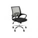 Conjunto de Mesa New com Cadeira de Escritório Secretária Giratória New Java Preta
